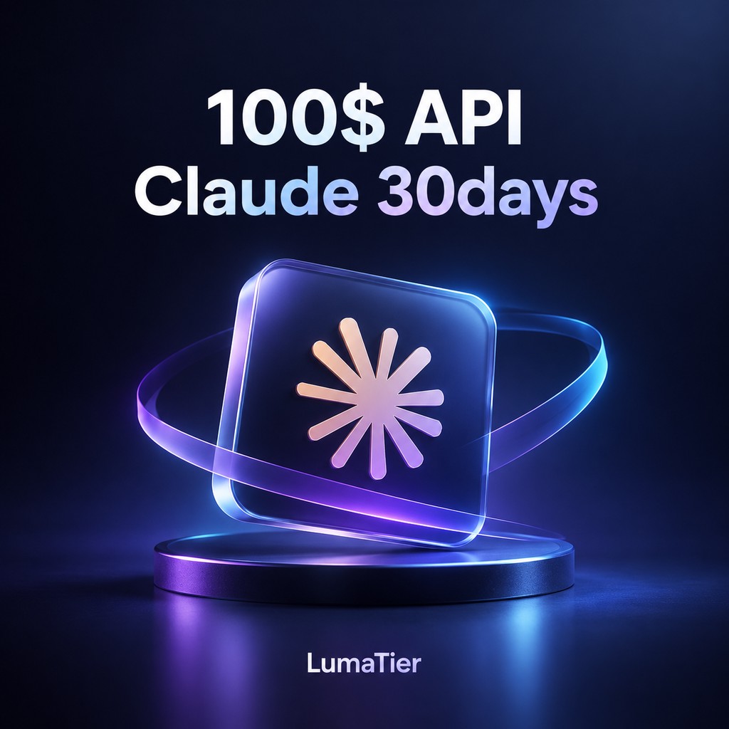 100$ API Claude 30days