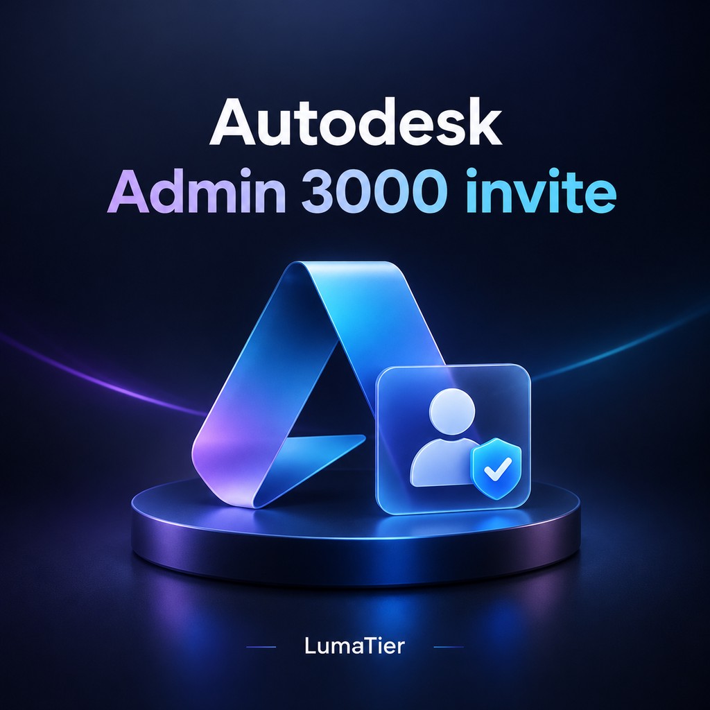 Autodesk Admin 3000 invite